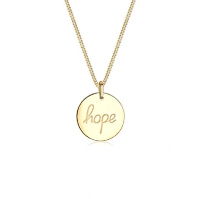 Abbildung von Elli HOPE Halskette, Damen, Größe: 45, Goldfarben