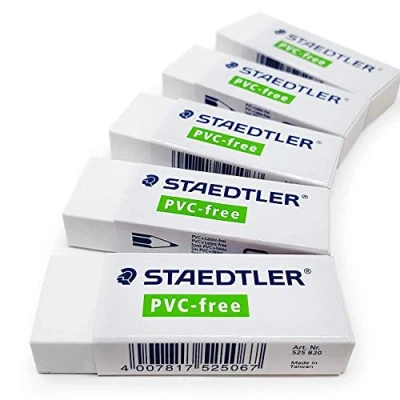 Abbildung von 5 x Staedtler Radiergummi PVC/Latex frei PREMIUM QUALITÄT 525 B20
