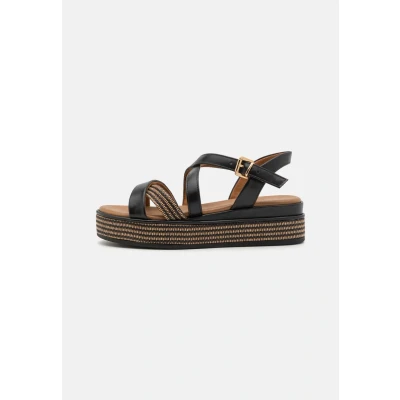 Abbildung von Marco Tozzi Plateausandalette, Damen, Größe: 38, Black Schuhe
