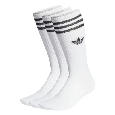 Abbildung von adidas Originals Solid CREW 3 PACK Socken, Größe: 34 36, White