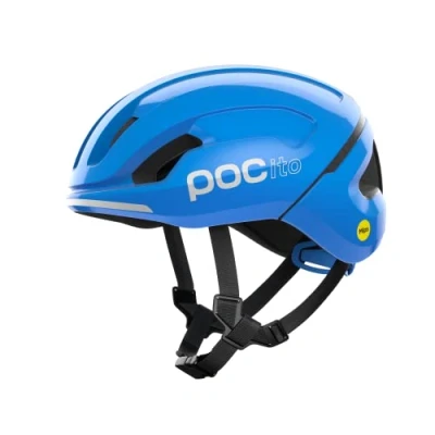 Abbildung von POC POCito Omne MIPS Fahrradhelm für Kinder mit Rotationsschutz und fluoreszierenden Farben gute Sichtbarkeit, Small ( 51 56 cm ), Fluorescent Blue