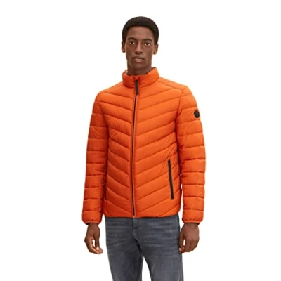 Abbildung von TOM TAILOR Herren Lightweight Steppjacke 1031474, 19772 Gold Flame Orange, S