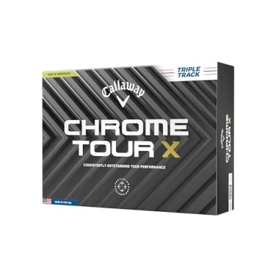 Abbildung von Callaway Golf Chrome Tour X Premium Golfball 2024, Weiß