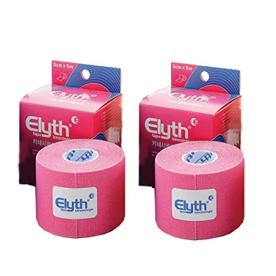 Abbildung von 2 St?ck ELYTH Tape Kinesiologie 5m x 5cm, rot