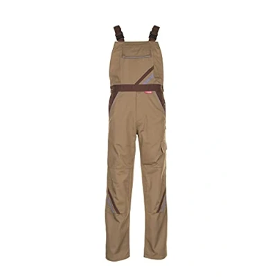 Abbildung von Planam Highline Herren Latzhose Khaki braun Zink Modell 2334 Größe 64