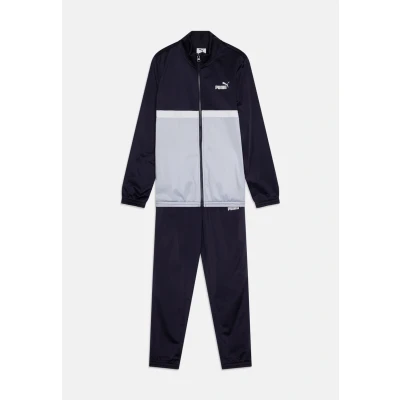 Abbildung von PUMA Jungen Poly Colorblock Suit B Gestrickte Anzüge, New Navy, 176 EU