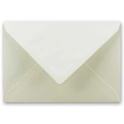 Abbildung von 75x Briefumschläge DIN C6 11,4 x 16,2 cm mit Nassklebung Farbe: Creme Grammatur: 90 Gramm pro m² Marke: NEUSER PAPIER