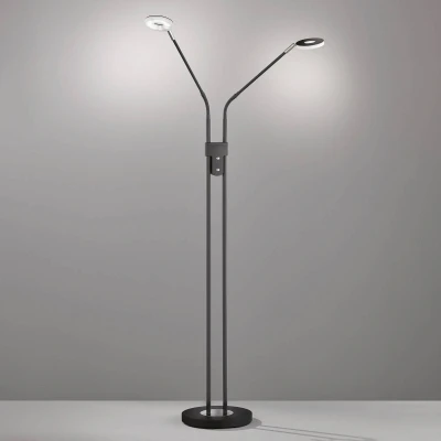 Abbildung von FISCHER &amp; HONSEL LED Stehlampe »Dent«, 2 flammig, Leuchtmittel Modul fest integriert, 3 Stufen CCT Technologie