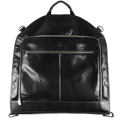 Abbildung von Time Resistance Leder Kleidersack Anzug Duffel Slim Handgepäck Kleiderschutztasche