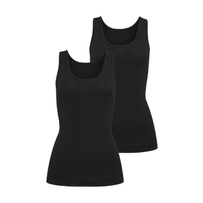 Abbildung von H.I.S 2 PACK Unterhemd/shirt, Damen, Größe: 48/50, Schwarz