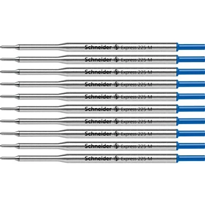 Abbildung von Schneider Express 225 M Kugelschreiber Großraummine (dokumentenecht) 10er Packung blau