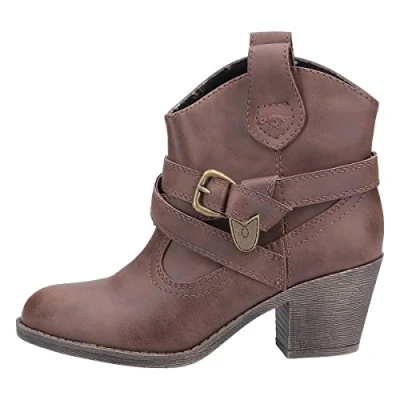 Abbildung von Rocket Dog Damen Satire Kurzschaft Cowboystiefel, (Dark Brown C03), 41 EU