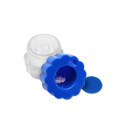 Abbildung von KMINA Tablettenmörser (x1 stück), Tablettenmühle, Pillenmörser Klein, Mörser für Medikamente, Tablettenzerkleinerer Pulver, Mühle Tabletten, Pillenmühle, Tabletten Zerkleinern