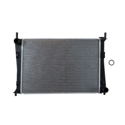Abbildung von NRF EASY FIT 58274 Kühler, Motorkühlung Aluminium 499 348 16 mit Dichtring Kühlrippen gelötet FORD: FIESTA 5, Fusion Estate