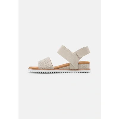 Abbildung von Skechers Desert KISS Keilsandalette, Damen, Größe: 36, Offwhite Schuhe