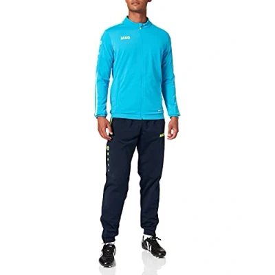 Abbildung von JAKO Herren Trainingsanzug Polyester Striker 2.0, blau/neongelb, XL, M9119