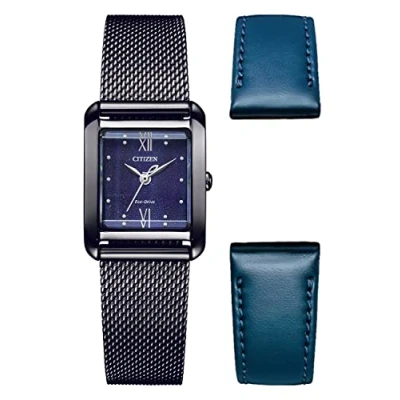 Abbildung von Citizen Damen Analog Quarz Uhr mit Edelstahl Armband EW5597 63L