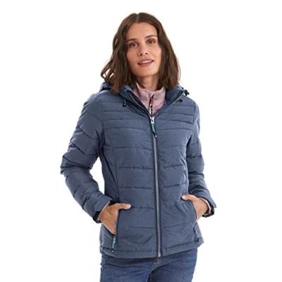 Abbildung von Killtec 35615 000 Jacke In Daunenoptik Mit Abzippbarer Kapuze, Dunkelnavy, 48