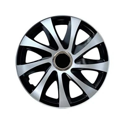 Abbildung von Radzierblende Drift EXTRA schwarz/Silber 14 Zoll 4er Set
