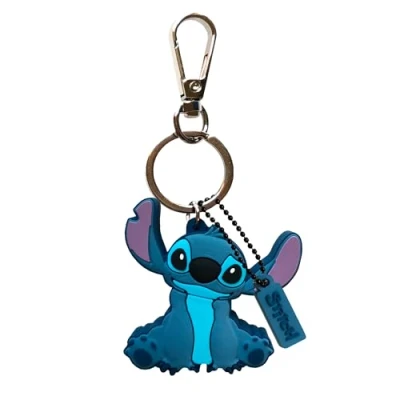 Abbildung von WONDEE Stitch Geschenke, [2 in 1] Schlüsselanhänger + USB Stick Lustig 32gb Disney Lilo und Geschenke für Kinder, Mädchen Frauen Offizieller Fanartikel Stich