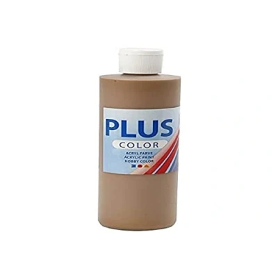 Abbildung von Creativ 39403 Plus Color Acrylfarbe Bastelfarbe Hellbraun 1 Flasche à 250 ml