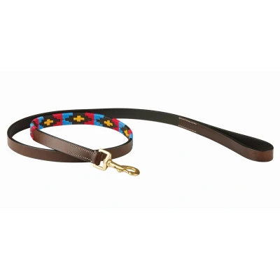 Abbildung von Weatherbeeta Dog Lead Polo Cowdray/Brown/Pink/Blue/Yellow M
