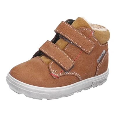 Abbildung von RICOSTA Jungen Winterstiefel Alex, Kinder Lauflernschuhe, Weite: Mittel, lose Einlage, Sympatex, Outdoor Kinderschuhe, Lammwolle, Curry (260), 27 EU