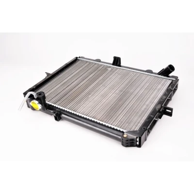 Abbildung von THERMOTEC D70309TT Kühler, Motorkühlung Kupfer, Kunststoff für Fahrzeuge mit/ohne Klimaanlage 544 380 34 Schaltgetriebe Kühlrippen mechanisch gefügt