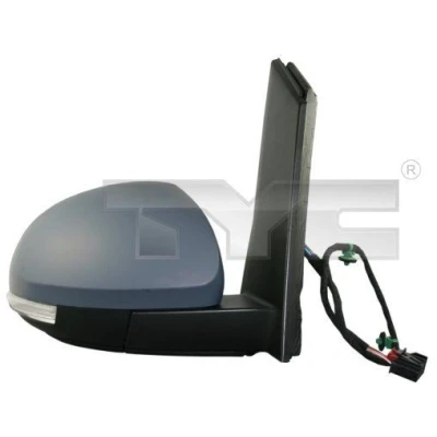 Abbildung von Außenspiegel Tyc 331 0075 rechts grundiert für elektr.Spiegelverstellung, konvex, beheizbar VOLKSWAGEN: Sharan II, SEAT: Alhambra II