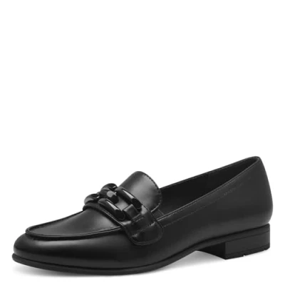 Abbildung von Jana Damen Slipper mit Blockabsatz Elegant, Schwarz (Black), 42 EU
