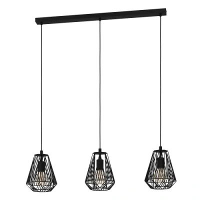 Abbildung von EGLO Pendelleuchte Stype, 1 flammige Hängelampe, Hängeleuchte aus Metall in Messing Gebürstet, Esstischlampe, Wohnzimmerlampe hängend mit E27 Fassung