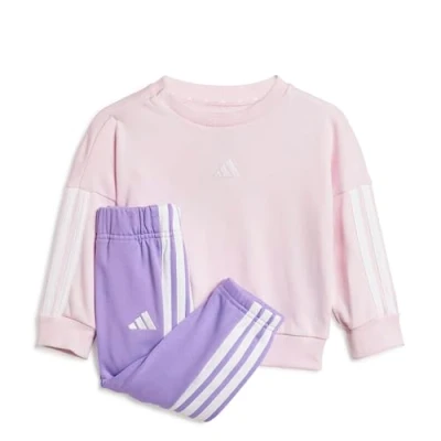 Abbildung von adidas Performance Essentials Jogger Infant Unisex SET Trainingsanzug für Kinder, Größe: 68, Clear pink/white