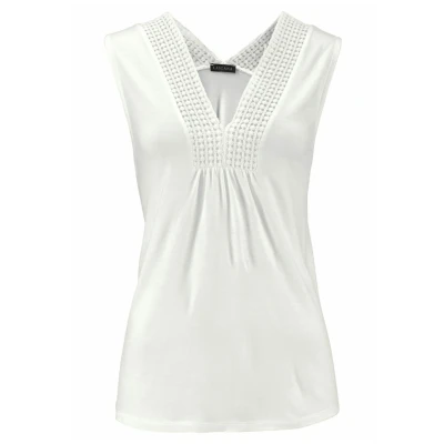 Abbildung von Lascana Strand Bluse, Damen, Größe: 40/42, Creme