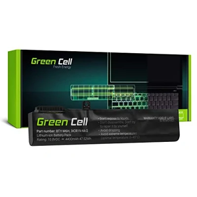 Abbildung von Green Cell BTY M6H Laptop Akku für MSI GE62 GE63 GE72 GE73 GE75 GL62 GL63 GL73 GL65 GL72 GP62 GP63 GP72 GP73 GV62 GV63 GV72 GF62 GF72 PE60 PE62 PE70 PE72 2QE 7RD 7RDX 7RE 8RC 8RD 8RE MS 16J3