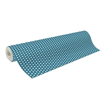 Abbildung von Clairefontaine 211925C Rolle Geschenkpapier Alliance, 50m x 70cm, 60g, 1 Rolle, Flocken blau
