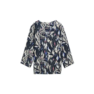 Abbildung von TOM Tailor Bluse, Damen, Größe: 38, Organic shapes design