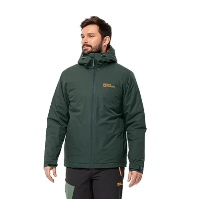 Abbildung von Jack Wolfskin Wisper INS JKT M Regenjacke / wasserabweisende Jacke, Herren, Größe: XXL, Black olive