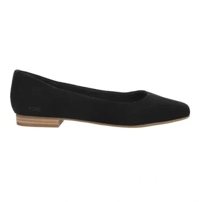 Abbildung von TOMS Damen Briella Ballerinas, Schwarze Velourslederoptik, 37 EU