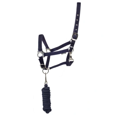 Abbildung von Horka Halfter Set Blau Pony