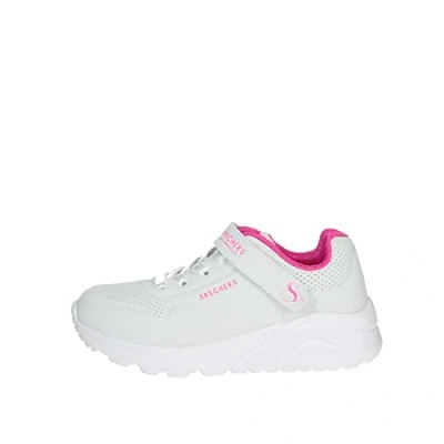 Abbildung von Skechers Unisex Kinder Uno Lite Sneaker, Weiß, 35 EU