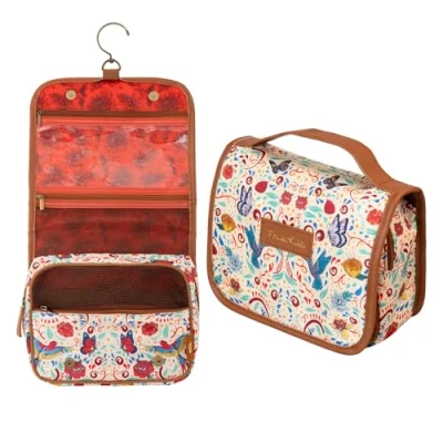 Abbildung von Grupo Erik Kosmetiktasche Klein Frida Kahlo Vielfältige Kulturtasche Damen Wasserdichter Kulturbeutel Herren Praktische Waschtasche