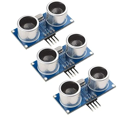 Abbildung von Aihasd 3 Stück HC SR04 Ultraschall Sensor Ultraschallmodul Distanz Rangiermodul Entfernung für Arduino