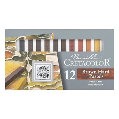 Abbildung von Cretacolor Set Braunkreide, sortiert, 12er Kartonetui