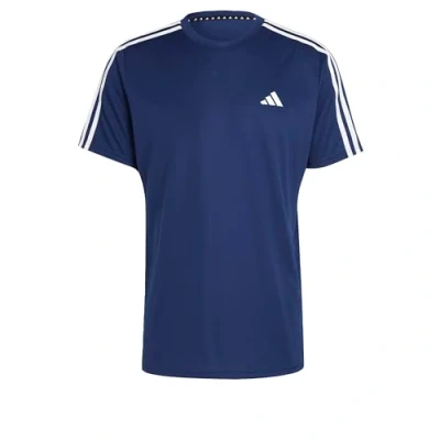 Abbildung von adidas Herren T Shirt (Short Sleeve) Tr Es Base 3S T, Dark Blue/White, IB8152, 4XL