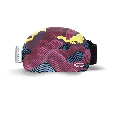 Abbildung von Soggle Skibrillen Schutz Überzug aus Mikrofaser (one Size), Farbe:Artist fire