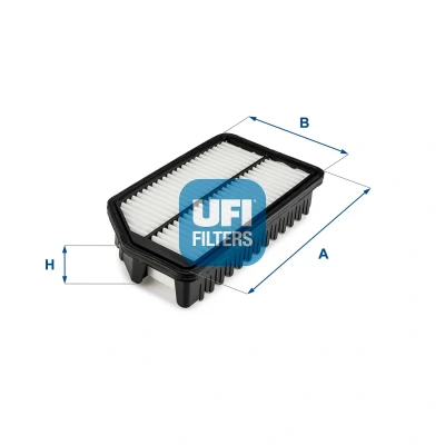 Abbildung von UFI 30.634.00 Luftfilter 54 146 266 Filtereinsatz KIA: cee‘d II Hatchback, Sportswagon, Pro HYUNDAI: i30 Hatchback