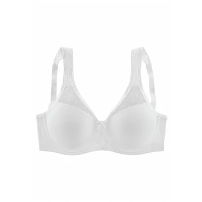 Abbildung von Lascana Minimizer Bügel BH uniweiß, Damen, Größe: 100F, Uni weiß