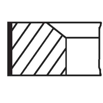 Abbildung von MAHLE ORIGINAL 001 36 N2 Kolbenringsatz 88,5 MERCEDES BENZ: C Class Saloon, E ML