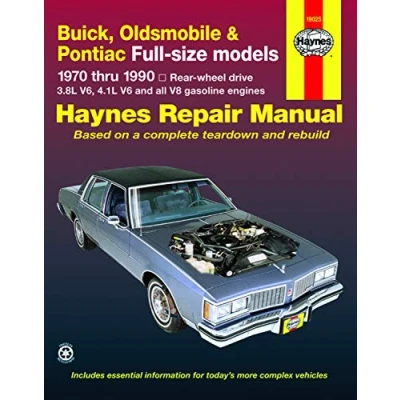 Abbildung von Buick, Oldsmobile &amp; Pontiac Full size models: 1970 thru 1990 (Haynes Manuals)