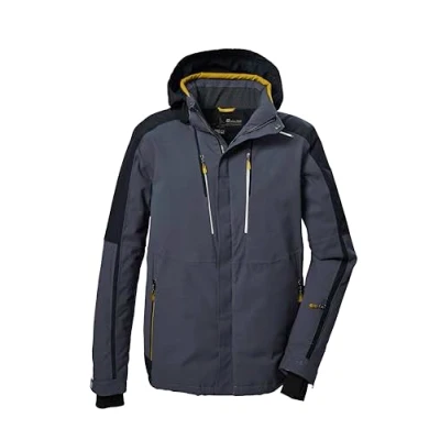 Abbildung von killtec Herren Skijacke/Funktionsjacke mit abzippbarer Kapuze und Schneefang KSW 69 MN SKI JCKT, marine, 6XL, 41956 000